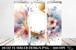 Vibrant Abstract Frame 20 Oz Tumbler Product Image 2