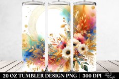 Vibrant Abstract Frame 20 Oz Tumbler Product Image 2