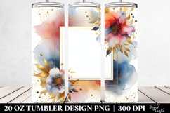 Vibrant Abstract Frame 20 Oz Tumbler Product Image 2
