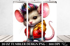 Vibrant Baby Mouse Drawing | 20 oz Tumbler Product Image 2