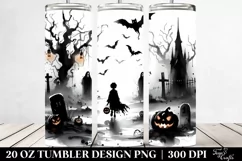 Simple Halloween Lost Soul | 20 oz Tumbler Product Image 2
