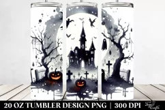 Simple Halloween Lost Soul | 20 oz Tumbler Product Image 2