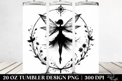 Simple Gothic Fairy 20 Oz Tumbler Product Image 2