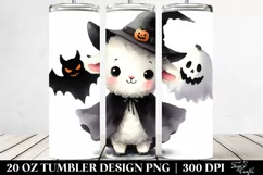 Spooky Baby Lamb Halloween PNG Product Image 2