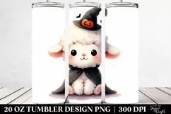 Spooky Halloween Lamb, Transparent PNG Product Image 2