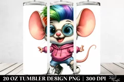 Cool Hair Baby Mouse PNG Product Image 2