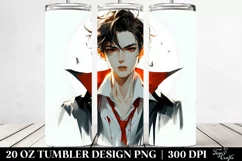 Simple Vampire Digital Painting | 20 oz Tumbler Product Image 2