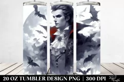 Simple Vampire Digital Painting | 20 oz Tumbler Product Image 2
