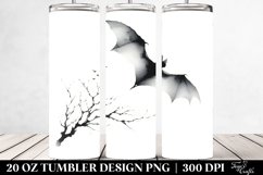 Simple Bat Watercolor Image | 20 oz Tumbler Product Image 2