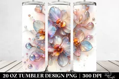 Shiny Orchid Clipart 20 Oz Tumbler Product Image 2