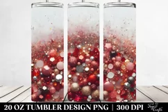 Colorful Gliterry Texture on 20 oz Tumbler Product Image 2