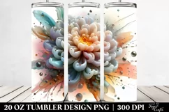 Glossy Marigold with Metallic Finish, 20 Oz Tumbler Product Image 2