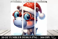Hippo with Cool Haircut, High-Res PNG Product Image 2