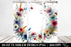 Colorful Wild Flowers Tumbler Product Image 2