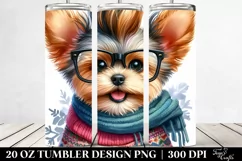 Happy Winter Baby Dog PNG Product Image 2