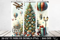 Whimsical Christmas Tree with Gifts 20 Oz Tumbler Product Image 2
