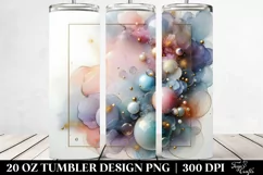 Glossy Cosmos Clipart 20 Oz Tumbler Product Image 2