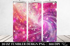 Magenta Glittery Background | 20 oz Tumbler Product Image 2