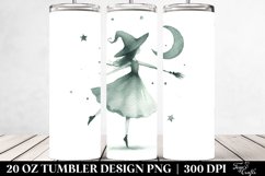 Dancing Whimsical Witch | 20 oz Tumbler Product Image 2
