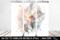 Glossy Sweet Pea Clipart 20 Oz Tumbler Product Image 2