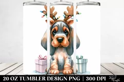 Baby Bloodhound with Tea Cup, Transparent PNG Product Image 2