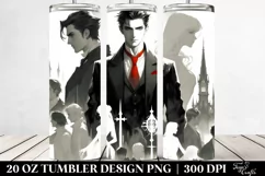 Simple Vampire Digital Painting | 20 oz Tumbler Product Image 2