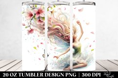 20 Oz Tumbler Sublimation | Pastel Fairy Tumbling with Product Image 2