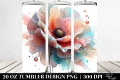 Pastel Poppy | 20 oz Tumbler Product Image 2