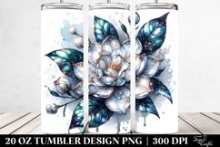 Shiny Gardenia Splash | 20 Oz Tumbler Product Image 2