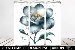 Shiny Gardenia Splash | 20 Oz Tumbler Product Image 2