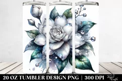 Shiny Gardenia Splash | 20 Oz Tumbler Product Image 2