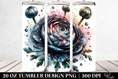 Shiny Ranunculus Splash | 20 Oz Tumbler Product Image 2