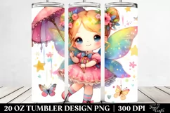 Colorful Fairy Design | 20 oz Tumbler Product Image 2