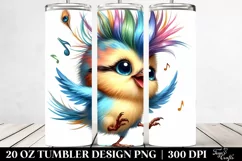 Dancing Baby Bird, Vibrant 20 Oz Tumbler Product Image 2