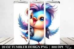 Dancing Baby Bird, Vibrant 20 Oz Tumbler Product Image 2