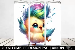 Dancing Baby Bird, Vibrant 20 Oz Tumbler Product Image 2