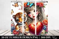 Valentines 20 Oz Tumbler Png Product Image 2
