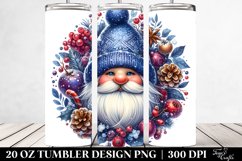 Vibrant Winter Gnome | 20 oz Tumbler Product Image 2
