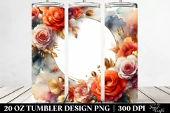 Vibrant Gold Roses Tumbler Product Image 2
