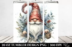 Vintage Gnome Watercolor | 20 oz Tumbler Product Image 2