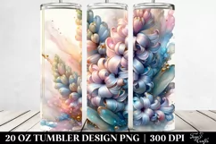 Pastel Hyacinth, Abstract 20 Oz Tumbler Product Image 2
