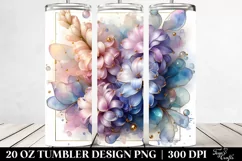 Pastel Hyacinth, Abstract 20 Oz Tumbler Product Image 2