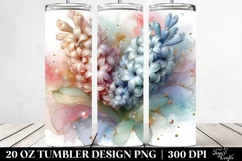 Pastel Hyacinth, Abstract 20 Oz Tumbler Product Image 2