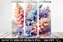 Pastel Hyacinth, Abstract 20 Oz Tumbler Product Image 2