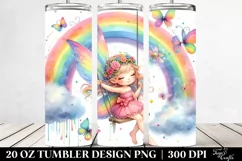 Colorful Cute Fairy Tumbler Product Image 2