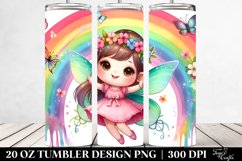 Colorful Cute Fairy Tumbler Product Image 2