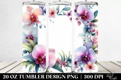 Abstract Vibrant Orchid Frame | 20 oz Tumbler Product Image 2