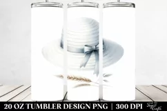 Watercolor Simple Hat Image | 20 oz Tumbler Product Image 2