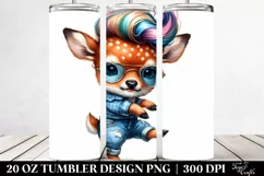 Cute Baby Deer Dancing 20 Oz Tumbler Product Image 2