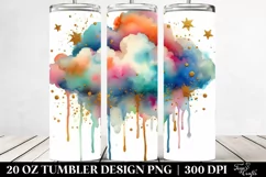 20 Oz Tumbler Sublimation | Glossy Rose with Metallic Product Image 2